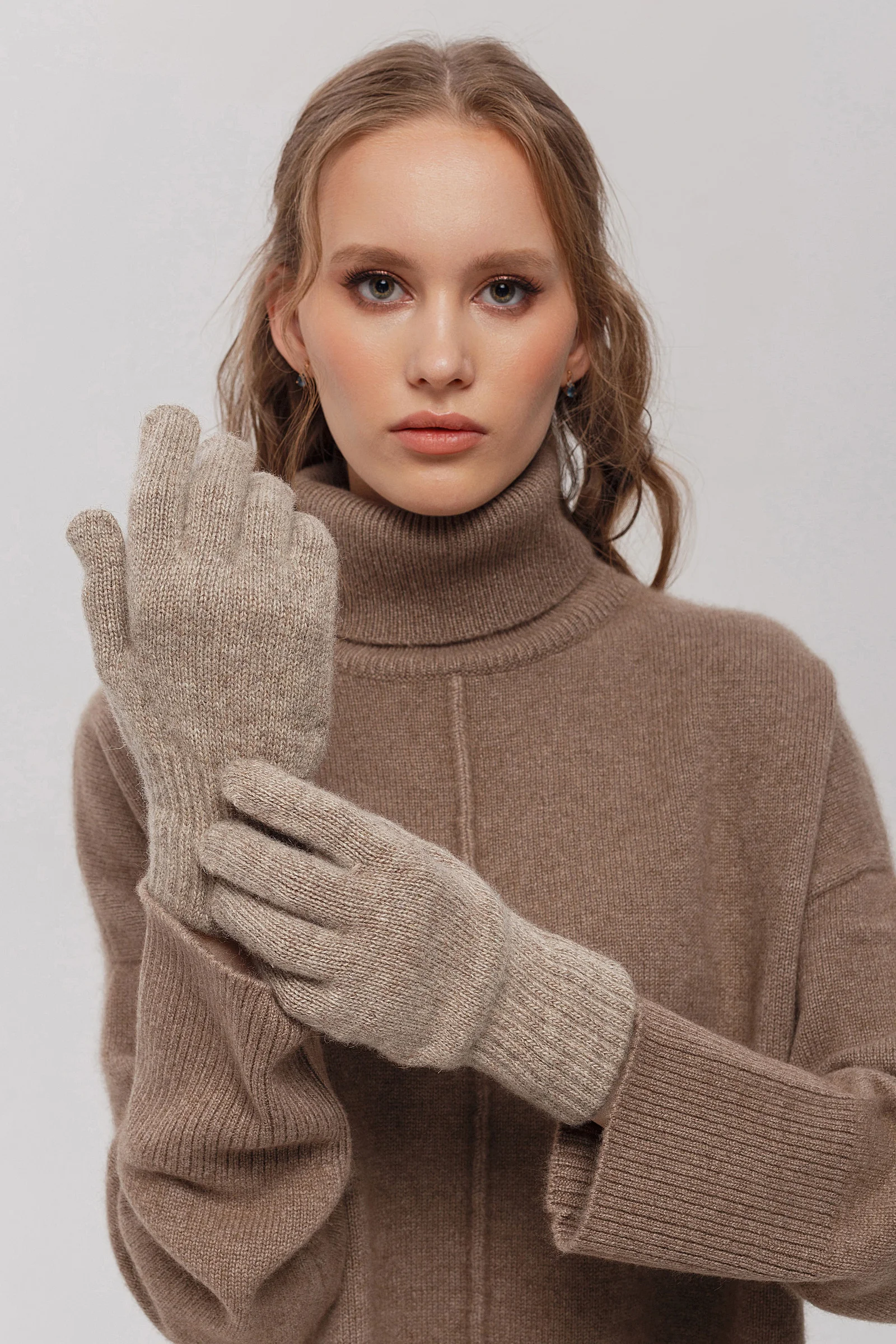 Перчатки из 100% натуральной шерсти Cashmere House