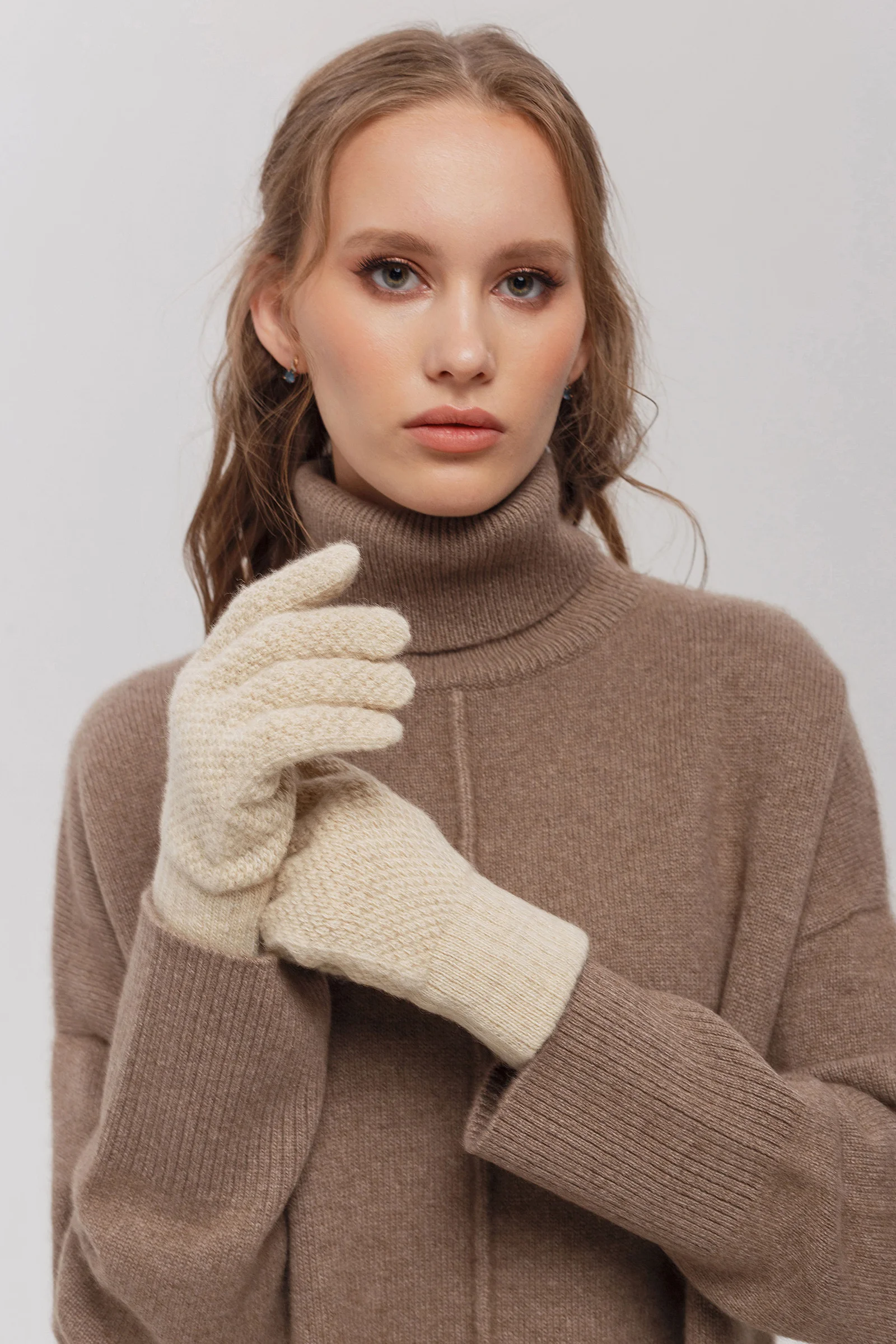 Перчатки из 100% натуральной шерсти Cashmere House