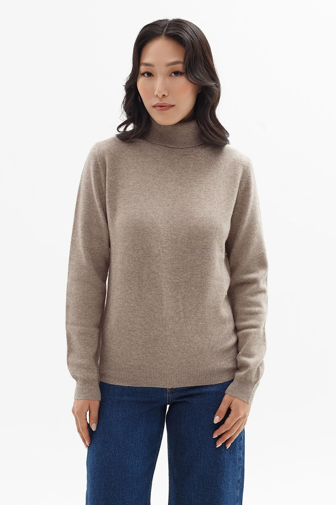 Водолазка из овечьего пуха и кашемира Cashmere House